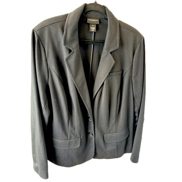 Lane Bryant Jackets & Blazers - Lane Bryant Ponte Black stretch blazer with buttons. Plus size Women's 26